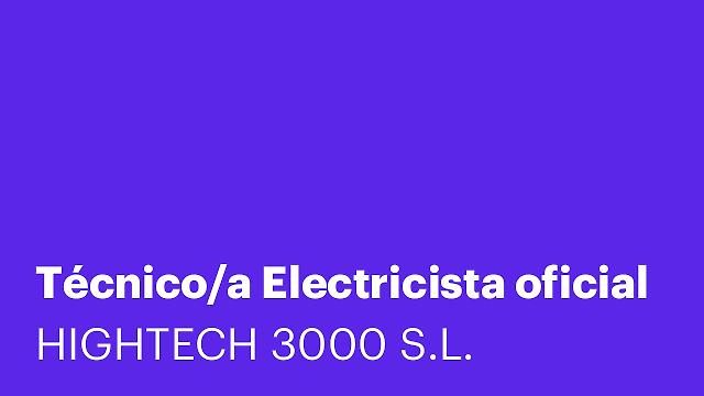 Técnico/a Electricista oficial