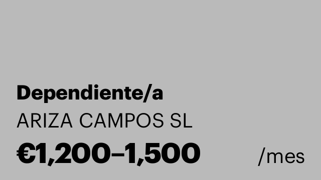 Dependiente/a