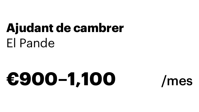 Ajudant de cambrer