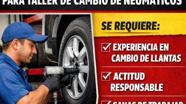 MONTADOR DE NEUMÁTICOS