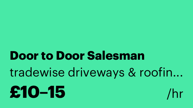 Door to Door Salesman