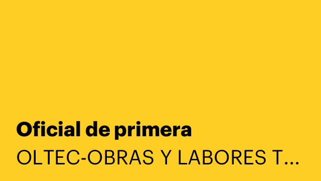 Oficial de primera