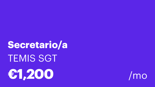 Secretario/a