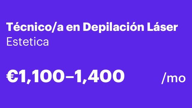 Técnico/a en Depilación Láser