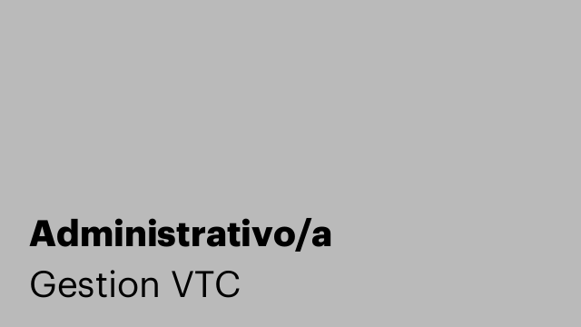 Administrativo/a