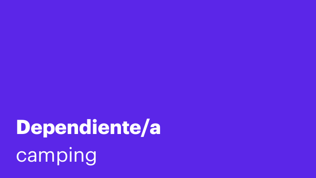 Dependiente/a