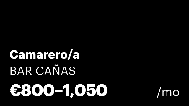 Camarero/a