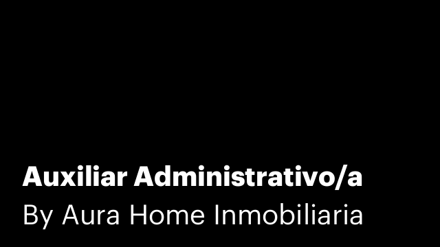 Auxiliar Administrativo/a