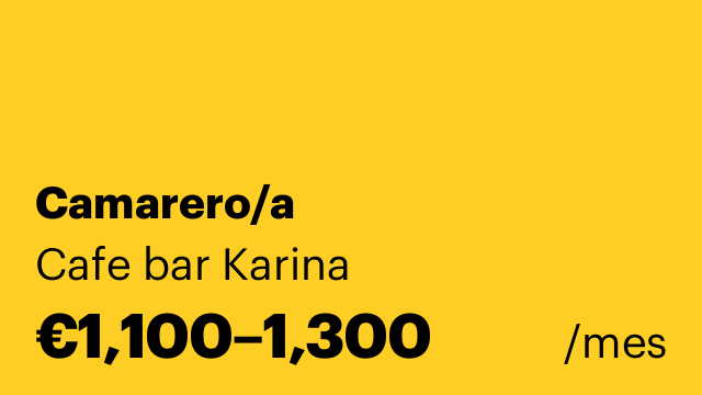 Camarero/a