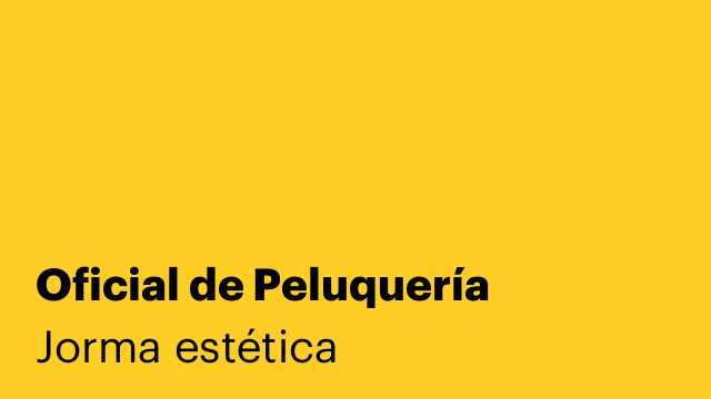 Oficial de Peluquería