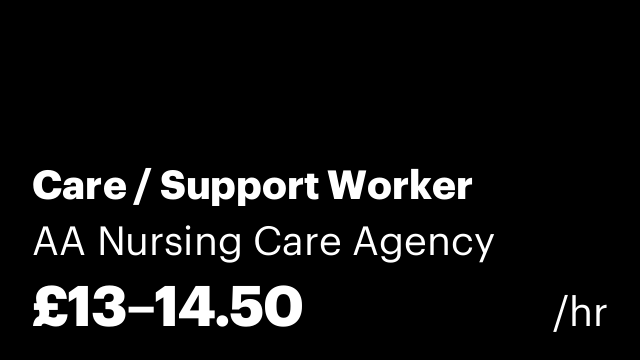 Care / Support Worker
