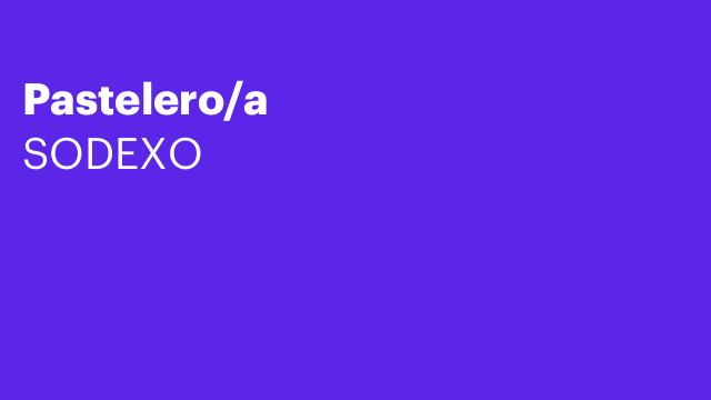 Pastelero/a