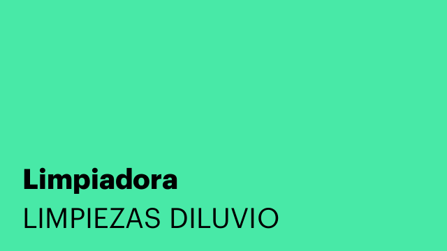 Limpiadora