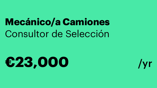 Mecánico/a Camiones