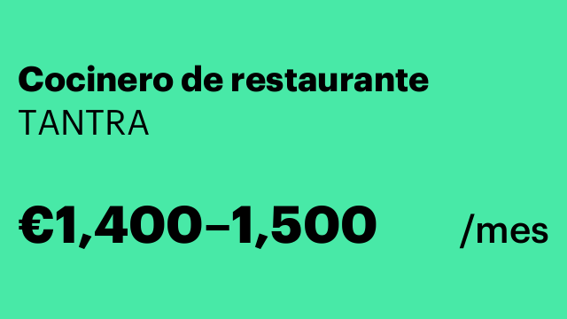 Cocinero de restaurante
