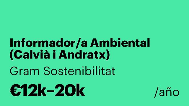 Informador/a Ambiental (Calvià i Andratx)