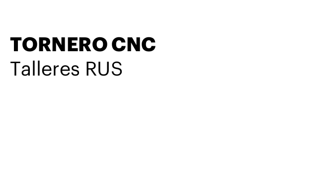 TORNERO CNC