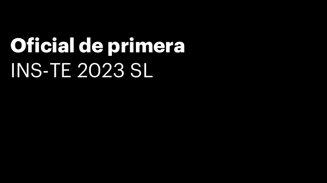 Oficial de primera
