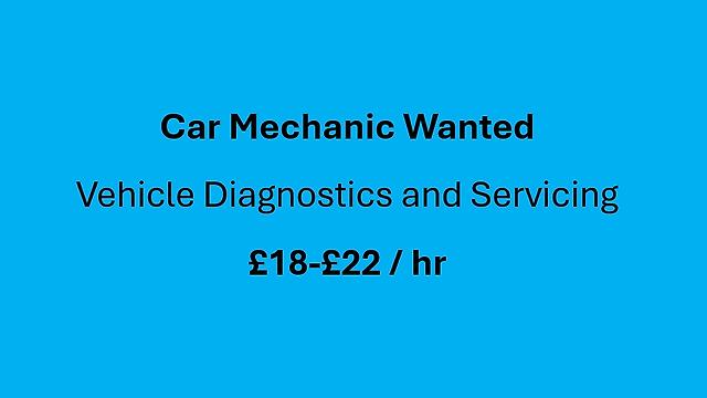 Car Mechanic - Vehicle Diagnostics & Servicing
