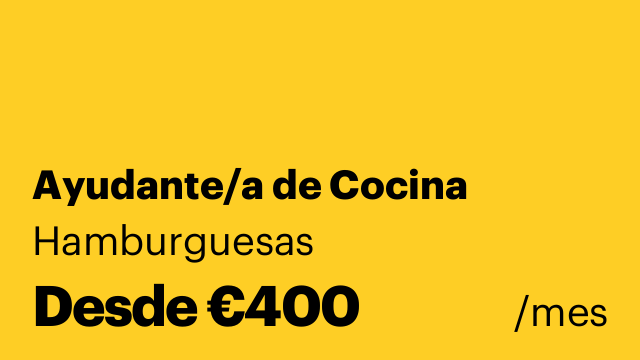 Ayudante/a de Cocina