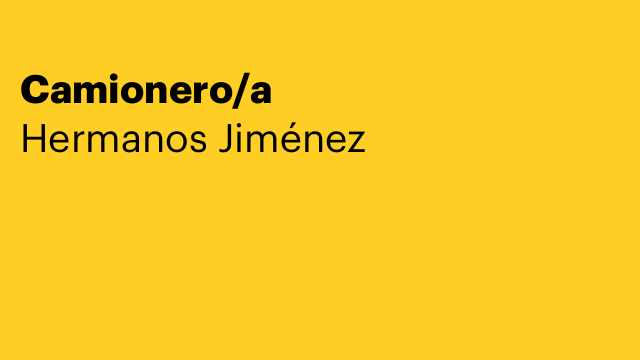 Camionero/a