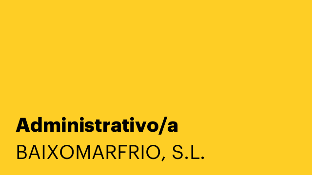 Administrativo/a