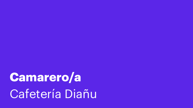 Camarero/a