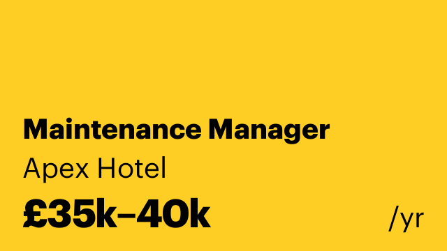 Maintenance Manager