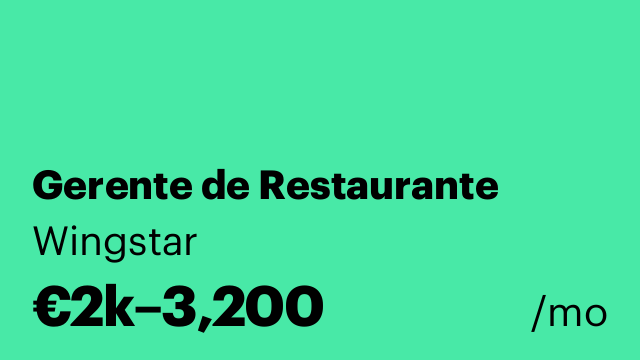 Gerente de Restaurante