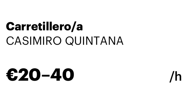Carretillero/a