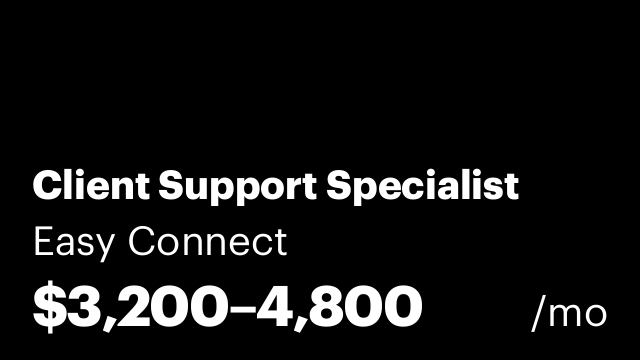 Client Support Specialist