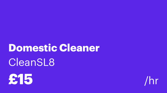 Domestic Cleaner