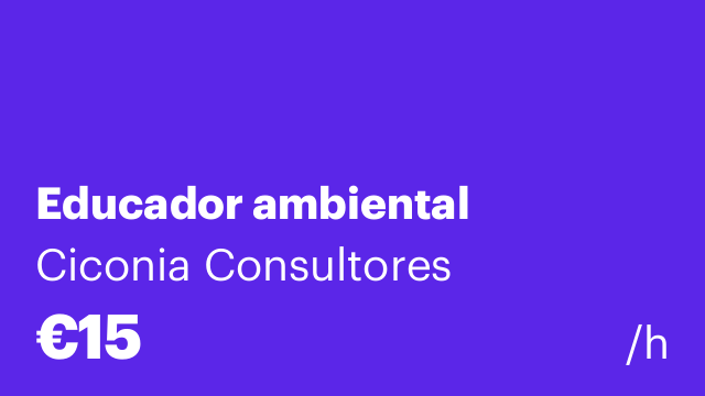 Educador ambiental