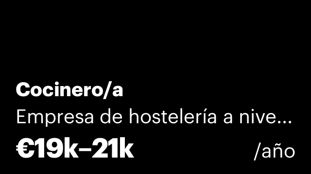 Cocinero/a
