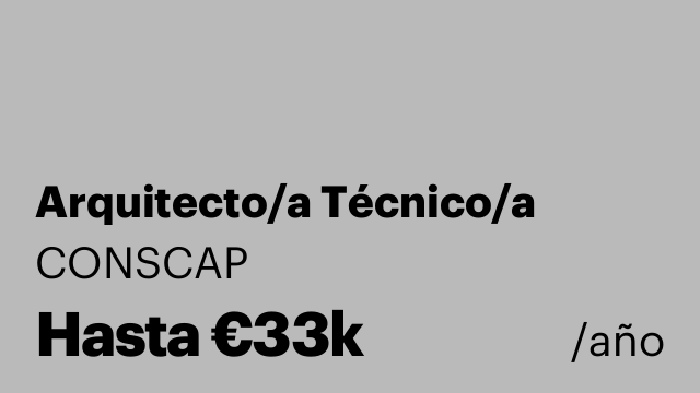 Arquitecto/a Técnico/a
