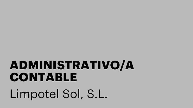 ADMINISTRATIVO/A CONTABLE