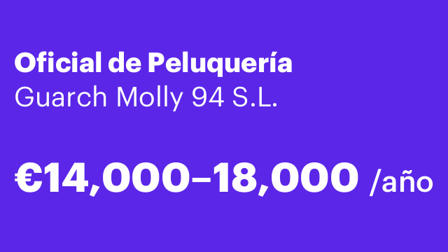 Oficial de Peluquería