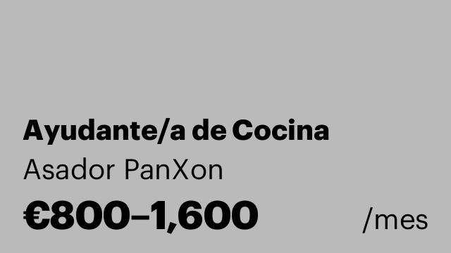 Ayudante/a de Cocina