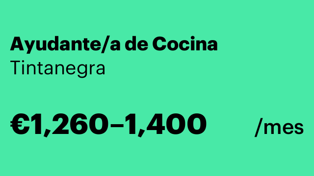 Ayudante/a de Cocina