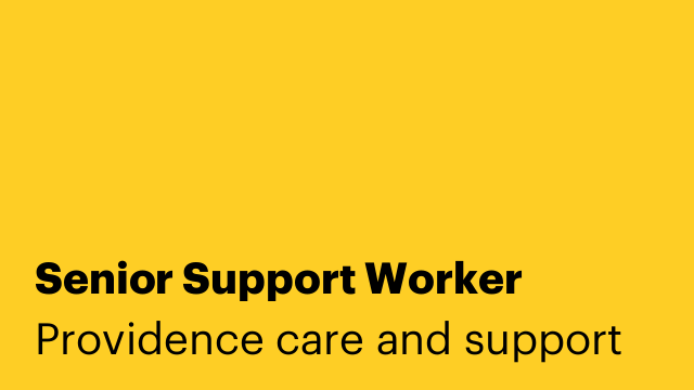Senior Support Worker