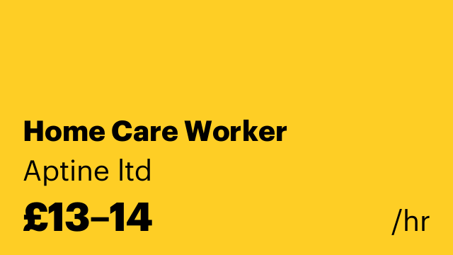 Home Care Worker