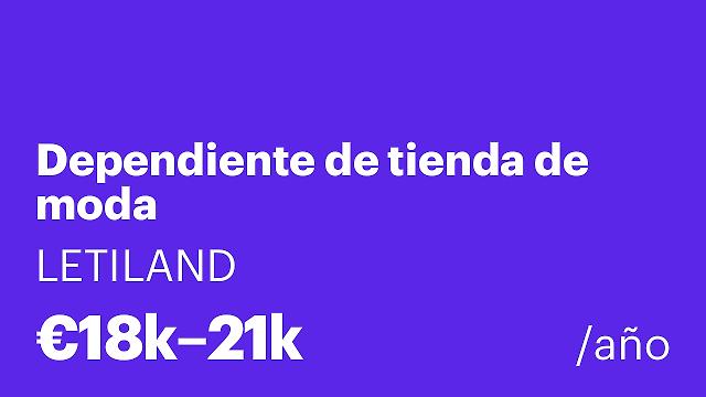 Dependiente de tienda de moda