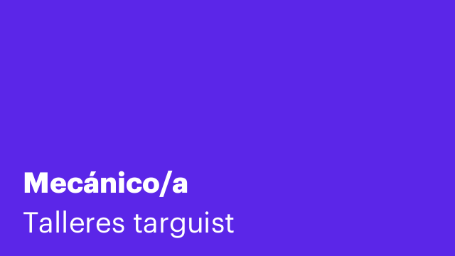 Mecánico/a