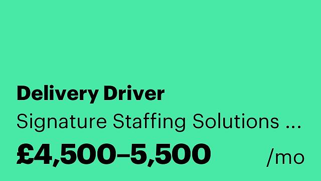 Delivery Driver