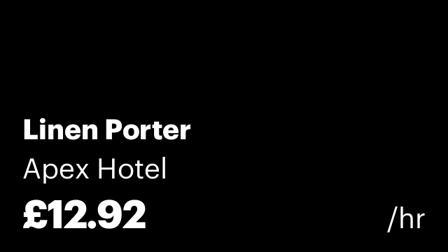 Linen Porter