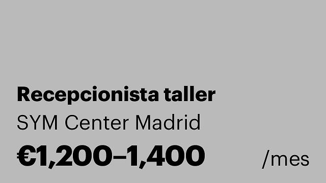 Recepcionista taller