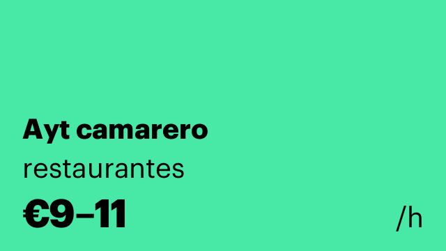 Ayt camarero