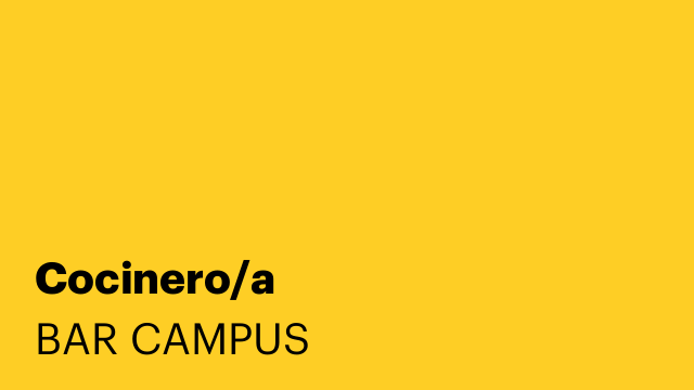 Cocinero/a