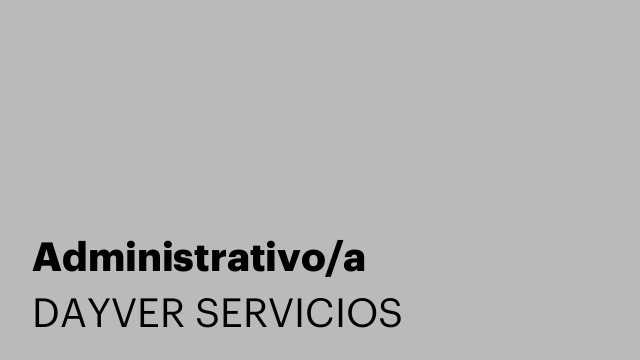 Administrativo/a