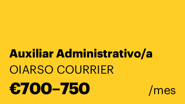 Auxiliar Administrativo/a